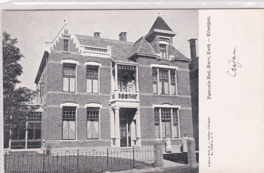 18791 Eibergen Pastorie ned herv kerk Borculo neede 1912, Verzamelen, Verzenden, Voor 1920, Gelopen, Gelderland