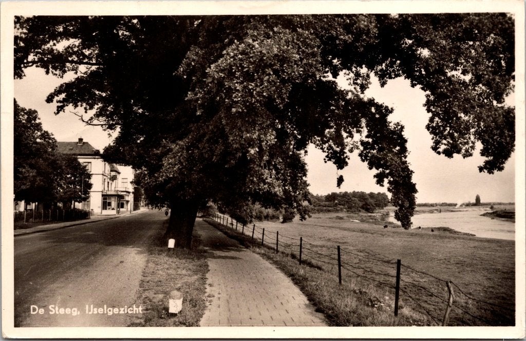 De Steeg - 12 oude ansichtkaarten V, Verzamelen, Ansichtkaarten | Nederland, Verzenden, 1940 tot 1960, Gelopen, Gelderland