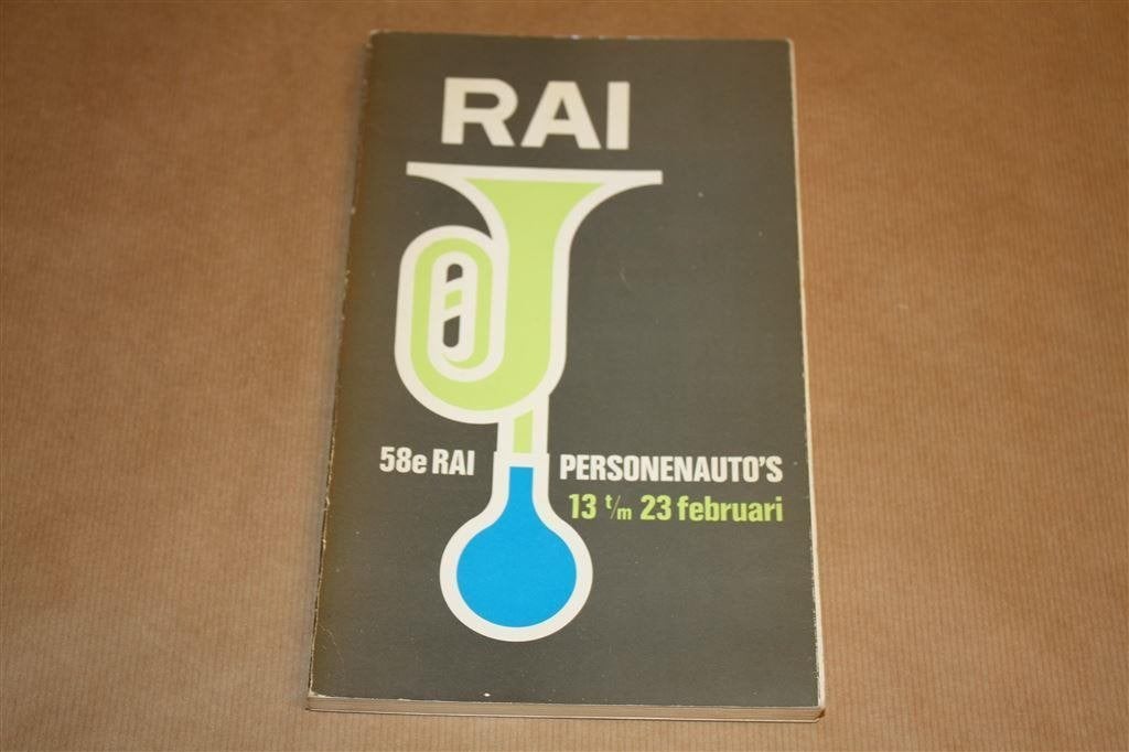 Catalogus RAI Personenauto\'s 1969, Boeken, Auto's | Boeken, Ophalen of Verzenden, Zo goed als nieuw, Algemeen