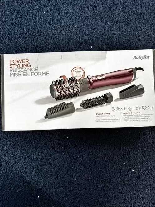 NIEUW! BaByliss AS960E Heteluchtborstel Roségoud €41,99, Ophalen of Verzenden, Nieuw, Föhn of Haardroger