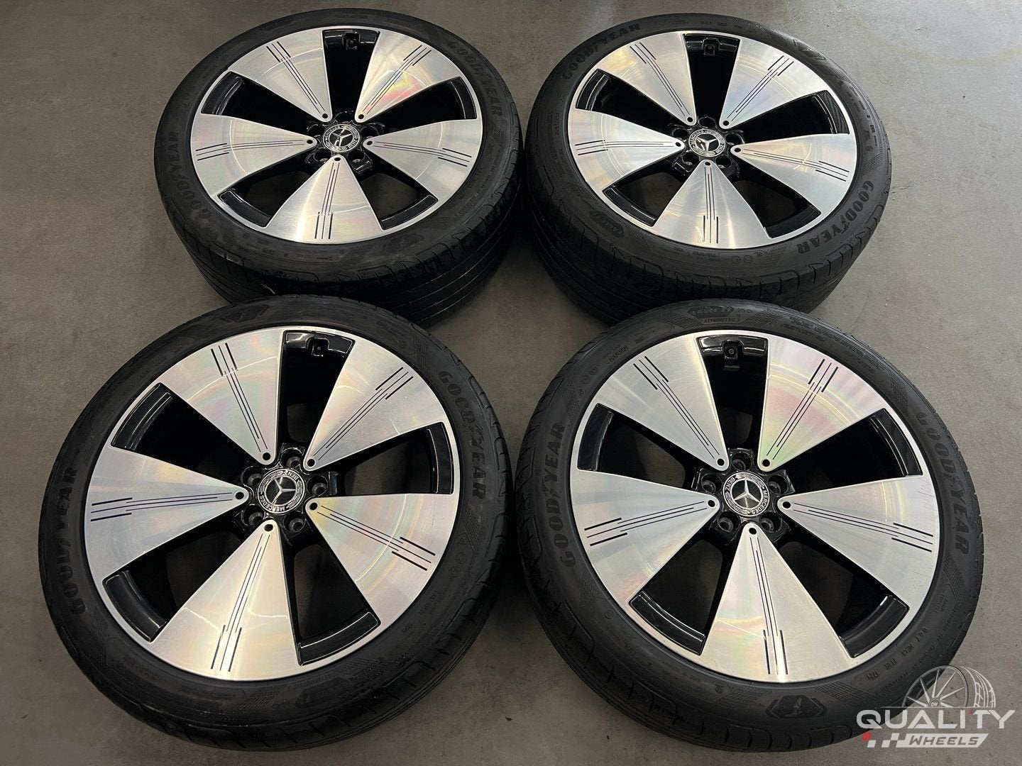 5x112 21 Inch Mercedes Benz EQS, EQE V297, V294 AMG Velgen +, Auto-onderdelen, Banden en Velgen, Gebruikt, -, 265 mm, -