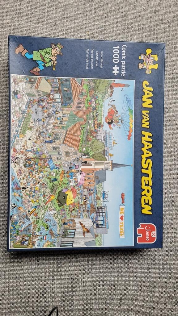 Jan van Haasteren puzzel 1000 stukjes - Rondje Texel, Ophalen of Verzenden, Zo goed als nieuw