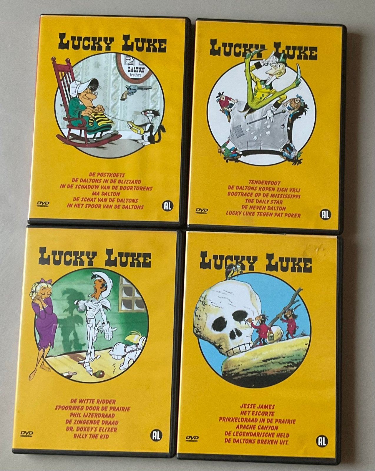 Lucky Luke DVD Boxset - De Complete Collectie (4 DVD's), Europees, Animatie, Alle leeftijden, Nederlands
