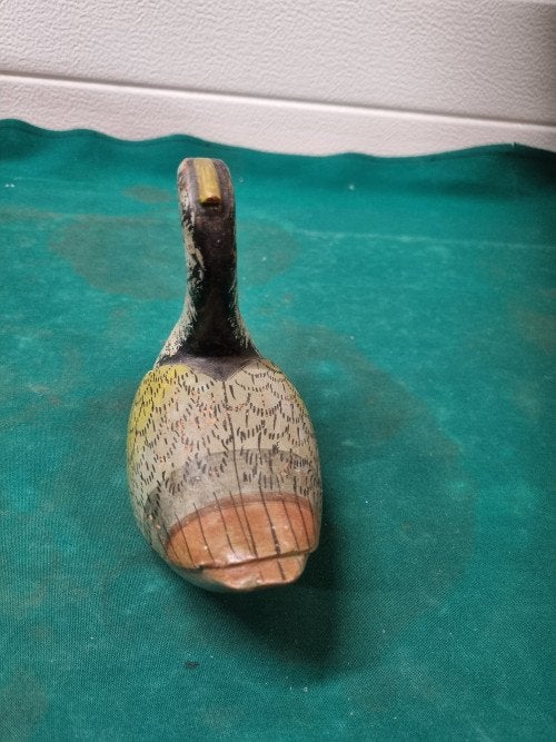 beeld eend van hout vintage, Ophalen of Verzenden