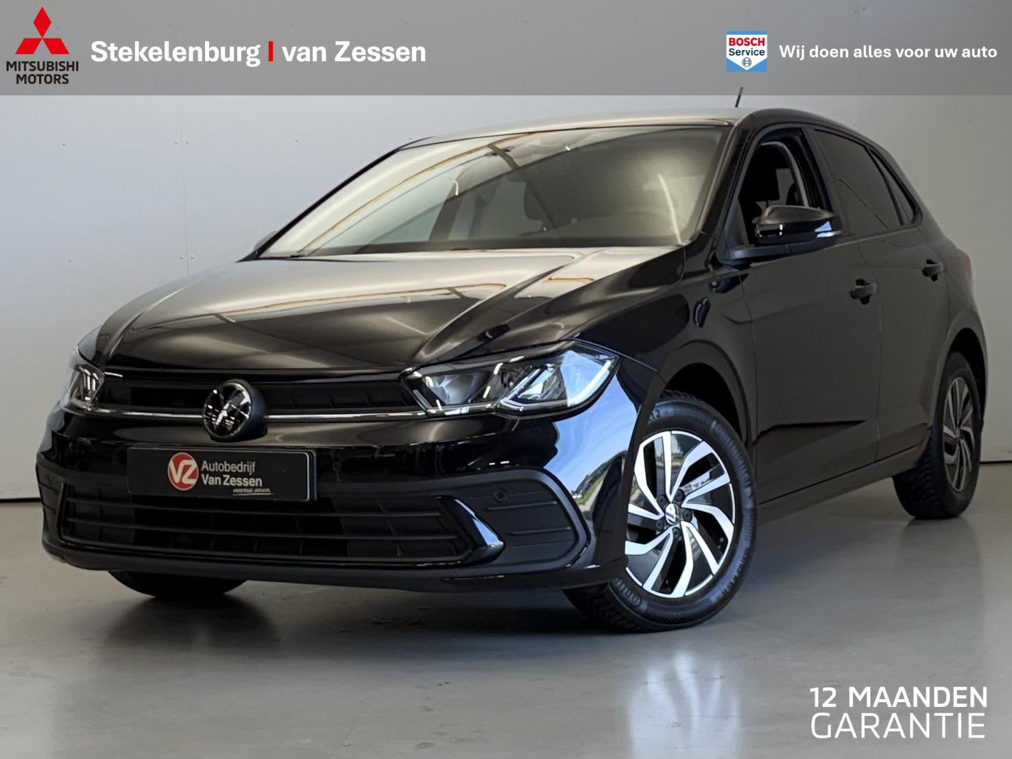 Volkswagen Polo 1.0 TSI Life Edition | Keyless | Stoelverwar, 12 maanden, Stof, Lichtsensor, Zwart