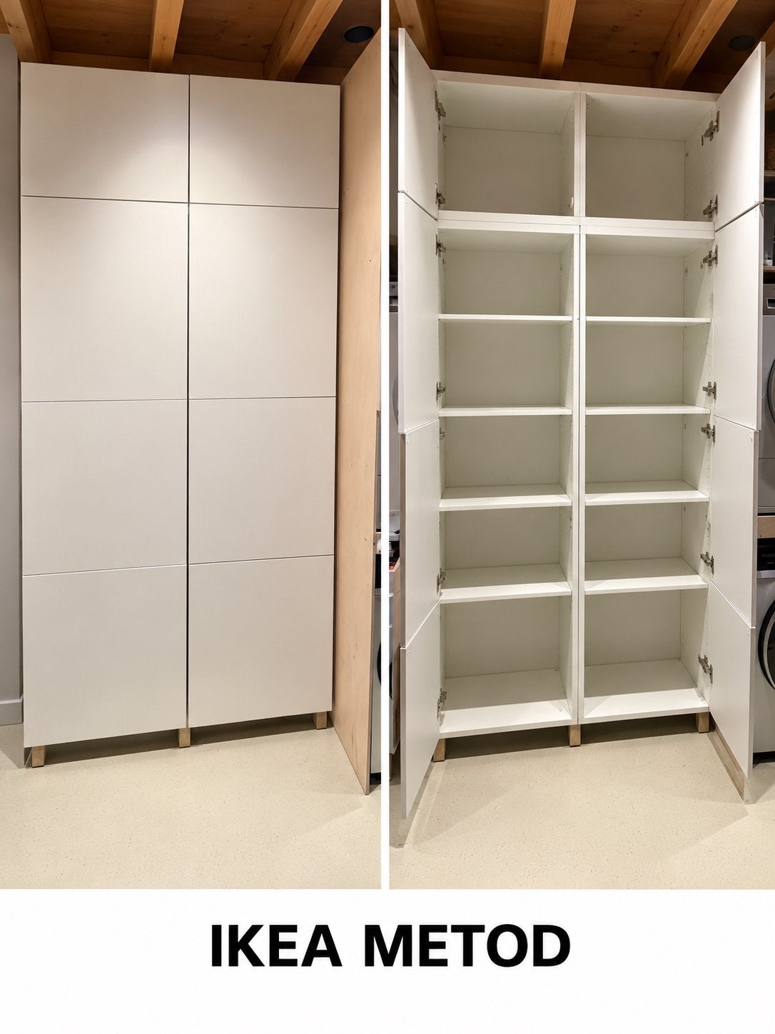 In prijs verlaagd | IKEA METOD kast Wit | 120*240, Ophalen, Gebruikt