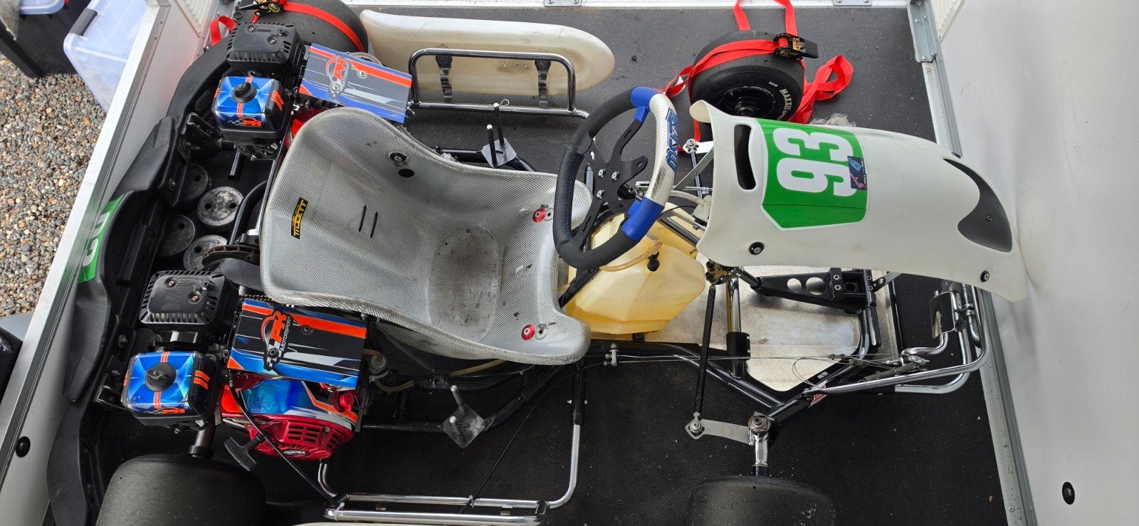 MS Prokart Frame 2022 met motoren, Ophalen, Gebruikt, Kart