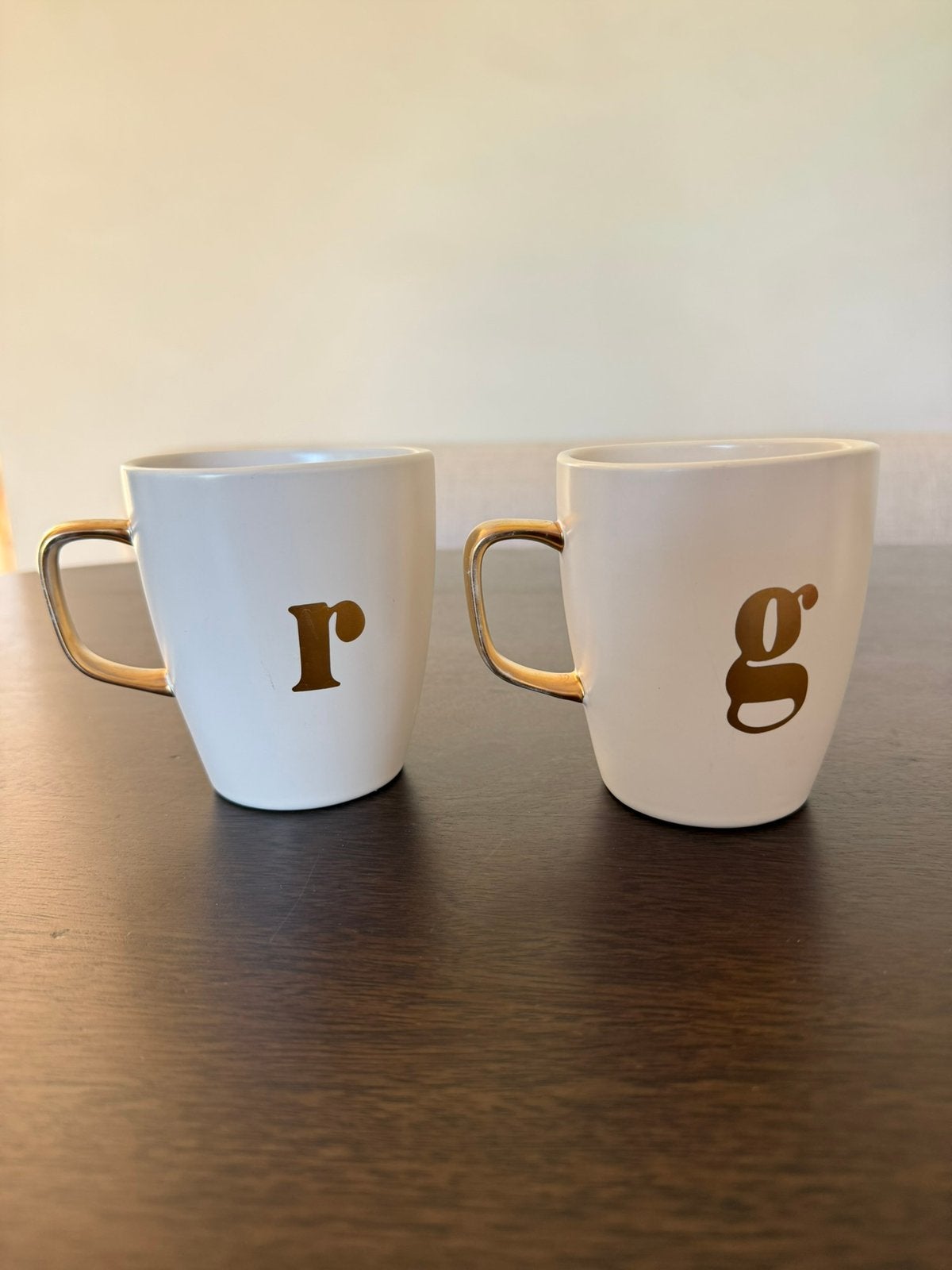 Te koop twee mokken, Ophalen of Verzenden, Gebruikt, Porselein