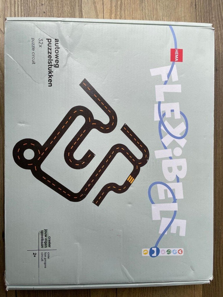 Flexibele autoweg puzzelstukken Hema, Ophalen of Verzenden, Zo goed als nieuw