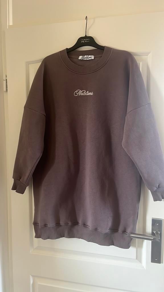Malelions sweatjurk oversized M valt ruimer, Maat 38/40 (M), Bruin, Nieuw, Ophalen of Verzenden