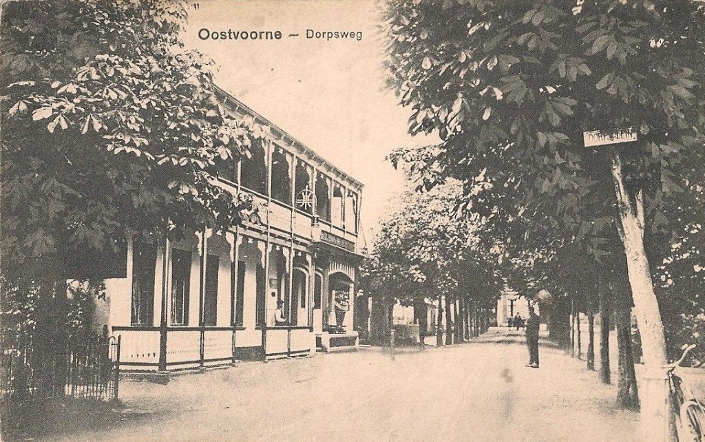 Oostvoorne, Verzenden, 1920 tot 1940, Gelopen, Zuid-Holland