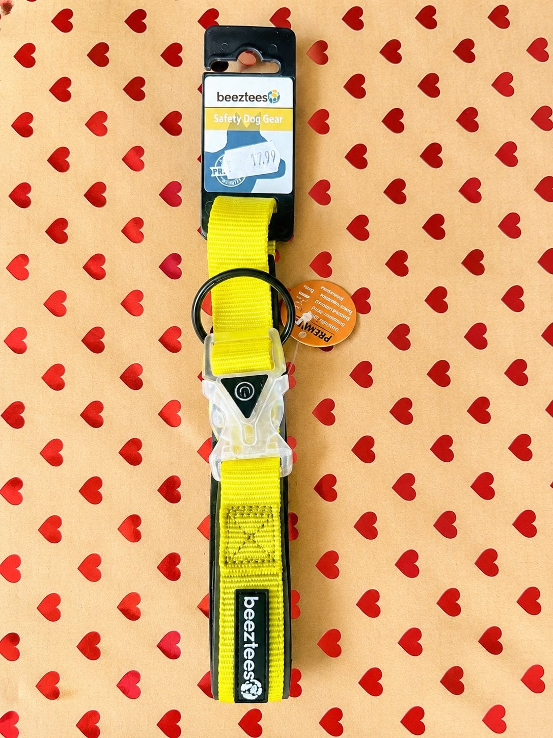 Beeztees Safety Dog Gear lichtgevende Hondenhalsband, Dieren en Toebehoren, Ophalen of Verzenden, Nieuw