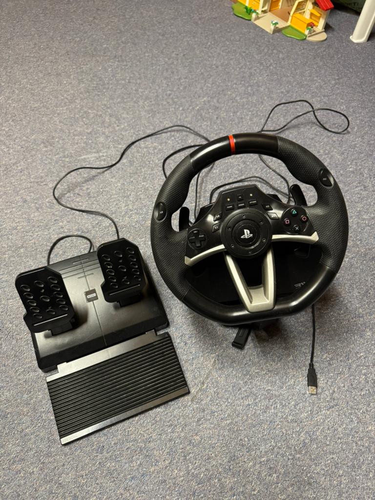 Hori Playstation/pc stuur, Ophalen, Racestuur, Gebruikt, Force feedback