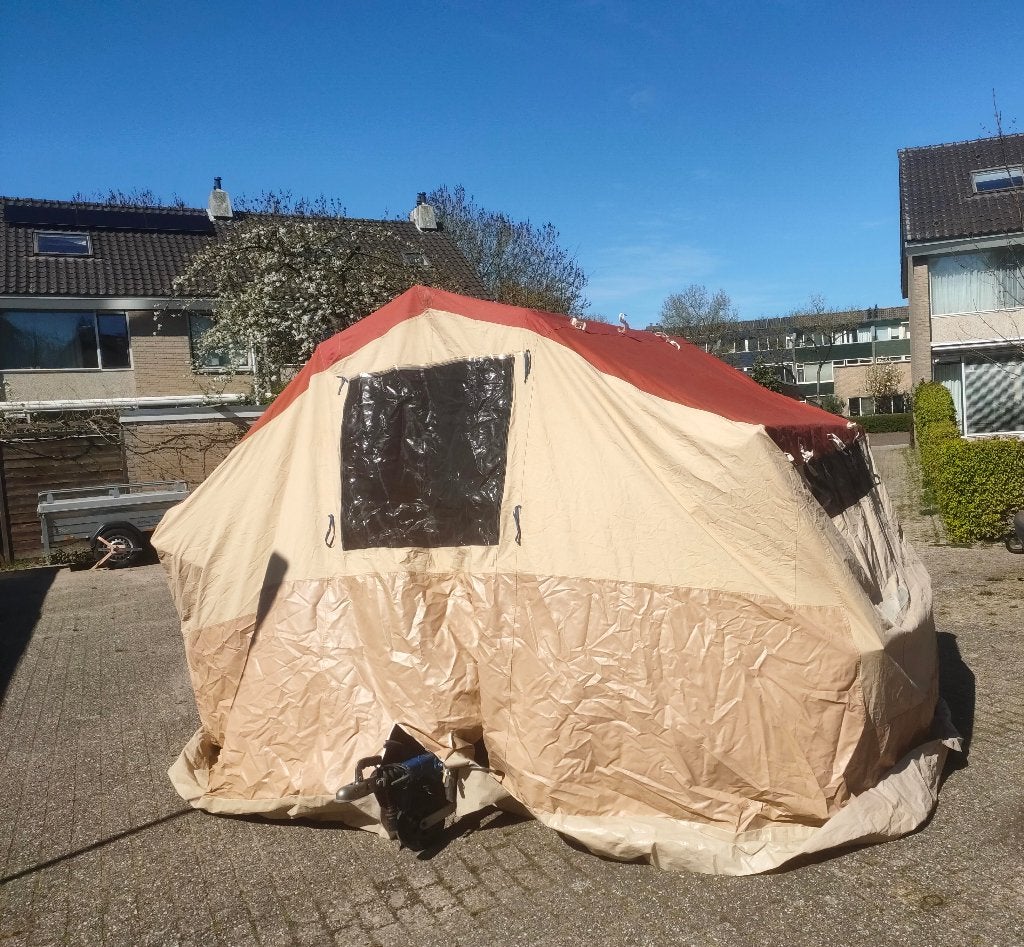CONWAY Corniche GL vouwwagen met voortent., Ophalen, Gebruikt, Tot en met 6