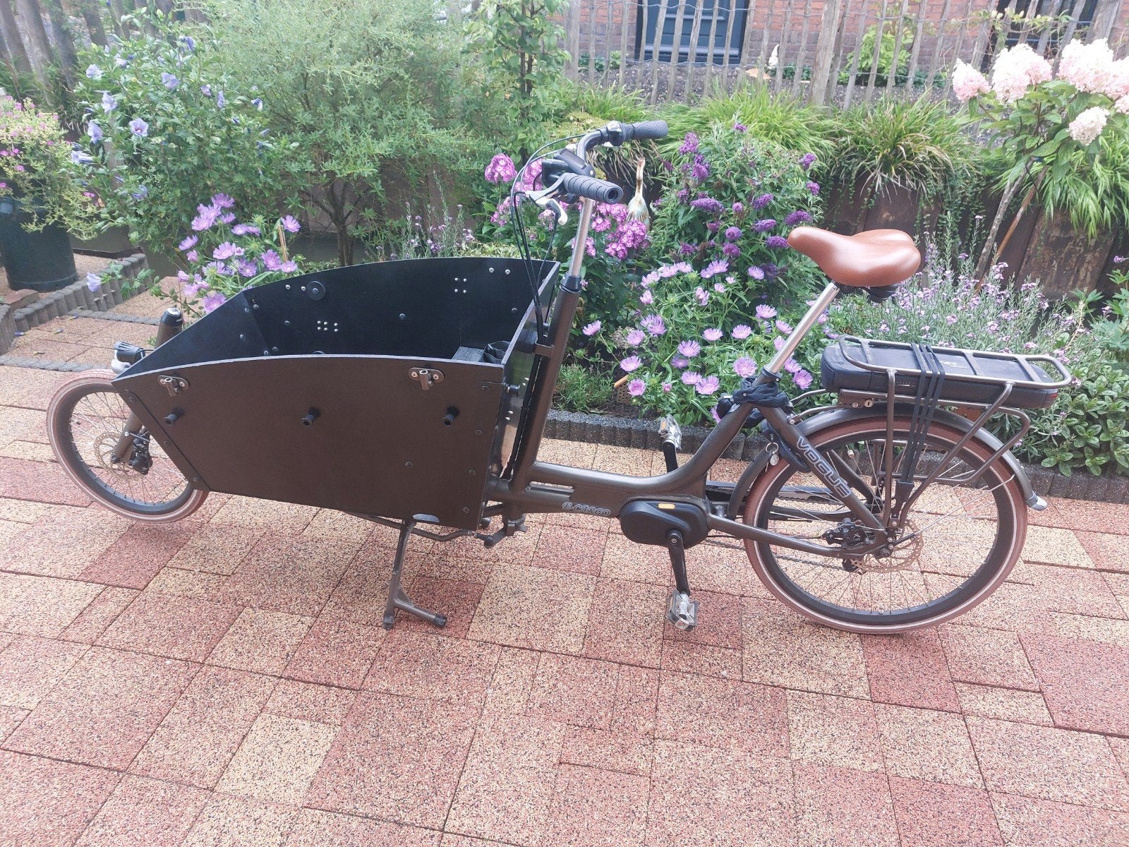 Vogue E-cargo bakfiets - Zo goed als nieuw, weinig gebruikt, Overige merken, Elektrisch, Ophalen of Verzenden, Zo goed als nieuw