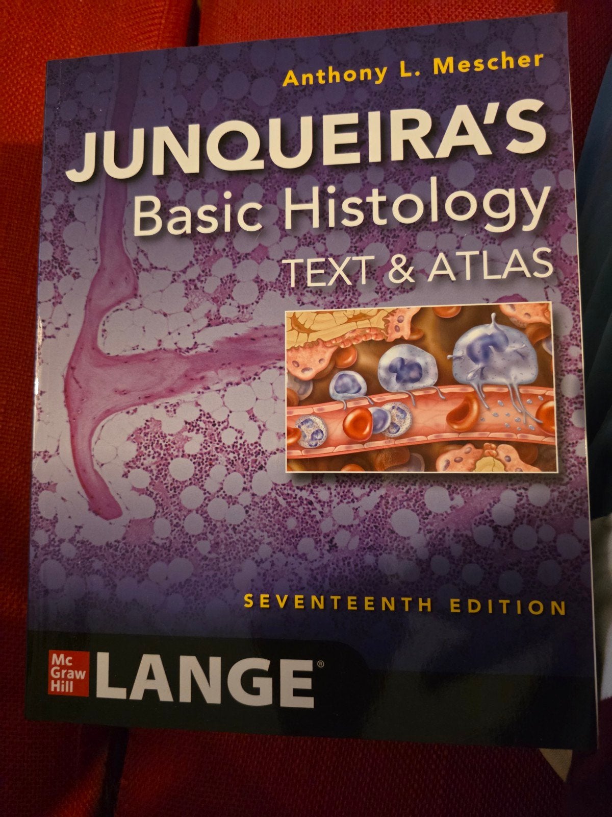1e jaar VUA- Junqueira's Basic Histology: Text & Atlas - 17e, Boeken, Ophalen of Verzenden, Beta, Anthony L. Mescher, WO