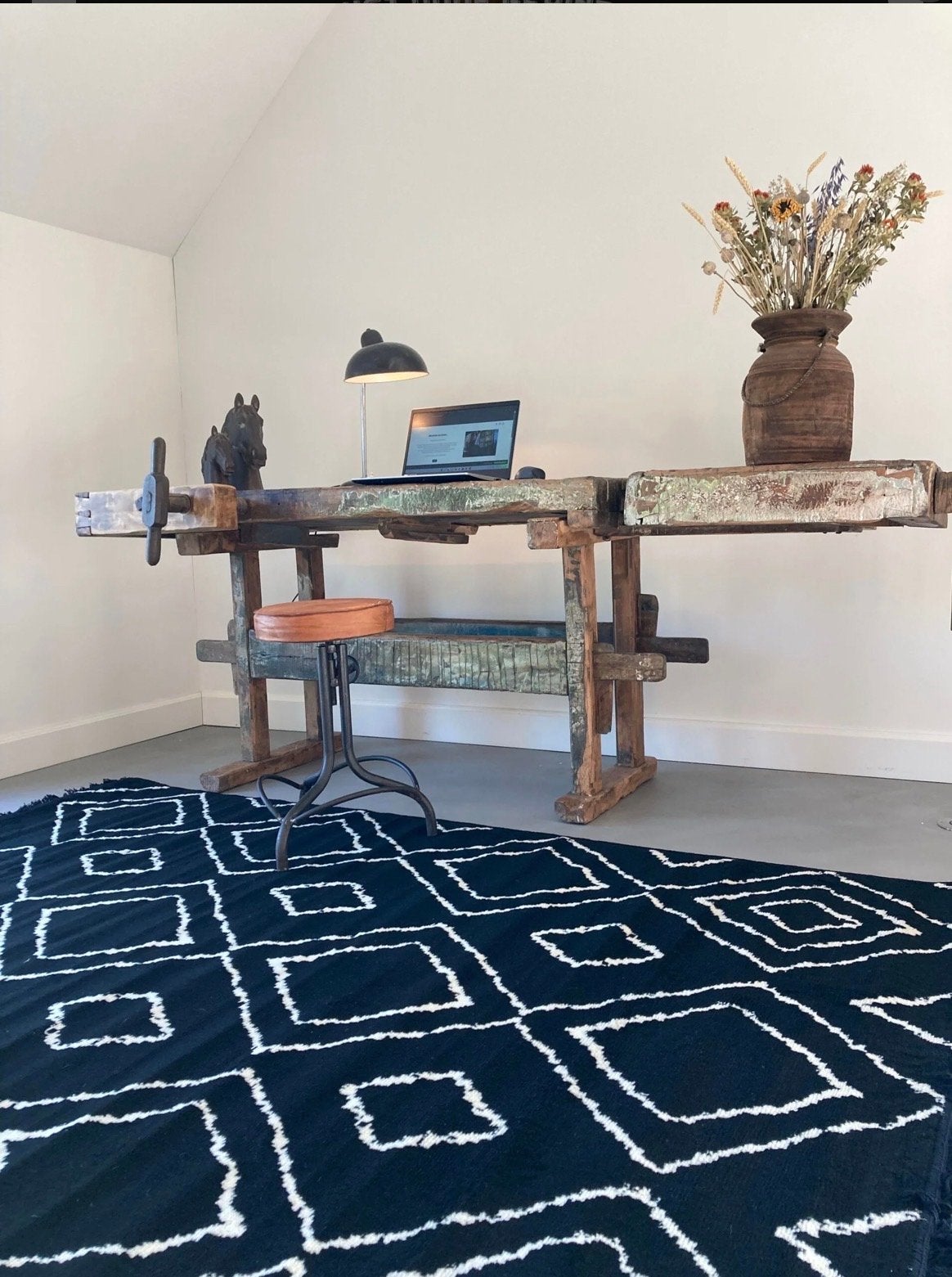 Nieuw By-Boo Vloerkleed Carpet Groove Black 160x230 cm, Huis en Inrichting, Ophalen, Zwart, 150 tot 200 cm, Rechthoekig