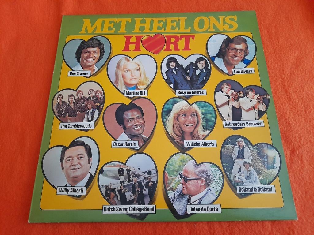 Met heel ons hart - various artists (1976), Gebruikt, Originele persing, Ophalen of Verzenden, Pop