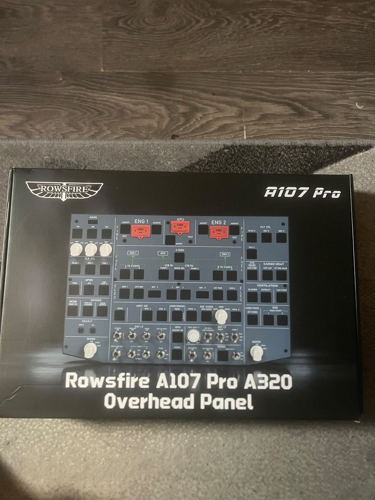 ROWSFIRE A107 PRO A320 Overhead Panel, Spelcomputers en Games, 1 speler, Ophalen of Verzenden, Zo goed als nieuw, Vanaf 3 jaar