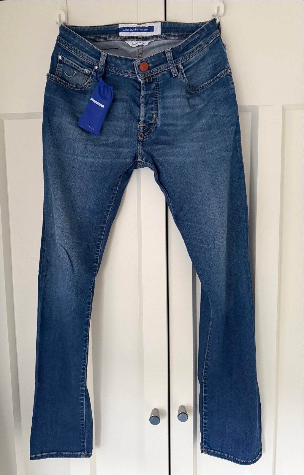 Jacob Cohën Nick Slim Jeans W33, Kleding | Heren, Ophalen of Verzenden, Gedragen, Blauw, W33 - W34 (confectie 48/50)