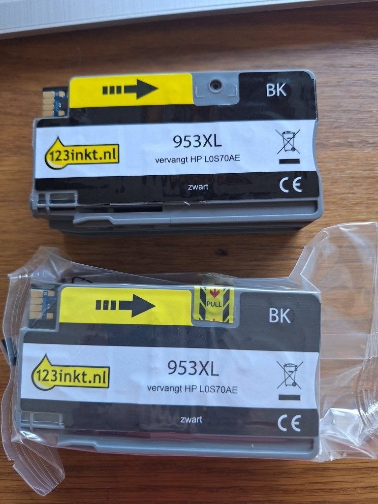 2 x zwart XL cartridges voor HP printer, Computers en Software, Printerbenodigdheden, Ophalen, Nieuw, Cartridge, HP
