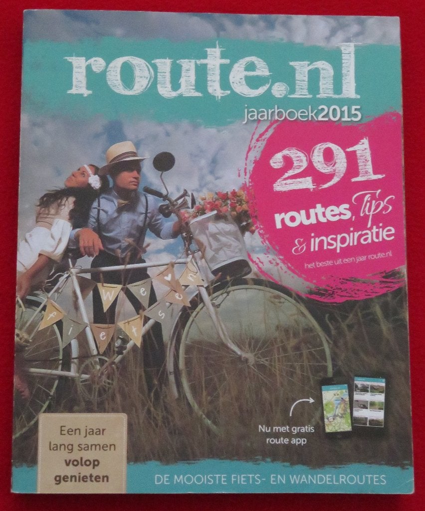 Boek/magazine met 291 routes, Ophalen, Gelezen, Lopen en Fietsen