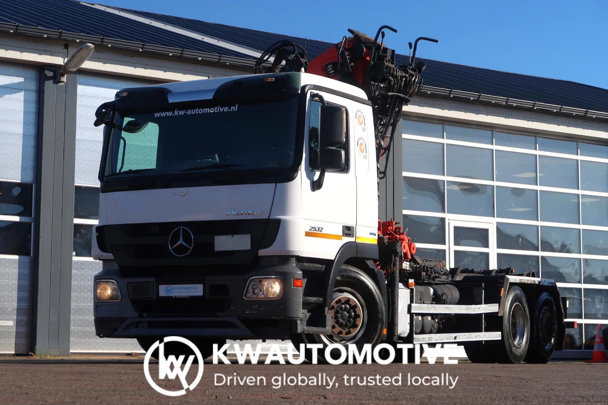 Mercedes-Benz Actros 2532 6X2/ PALFINGER EPSILON CRANE/ 21T, Automaat, Euro 5, Stoelverwarming, 320 pk