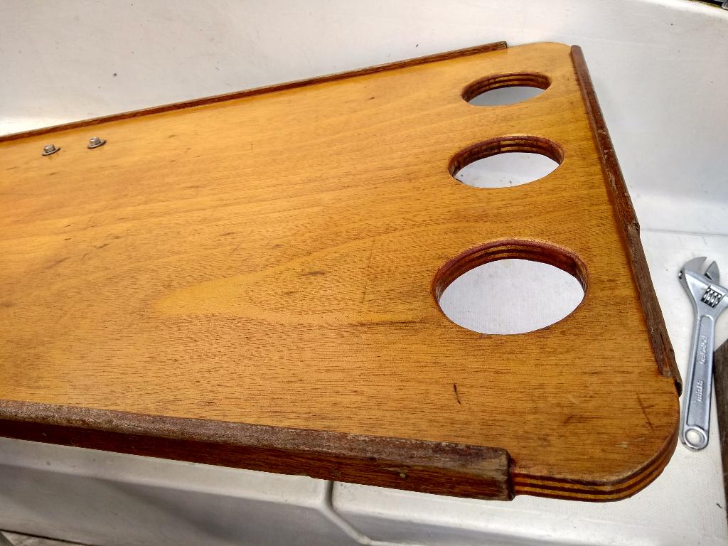 Tafel voor kuip of kajuit met poot en montage beugels, Ophalen, Gebruikt, Overige typen