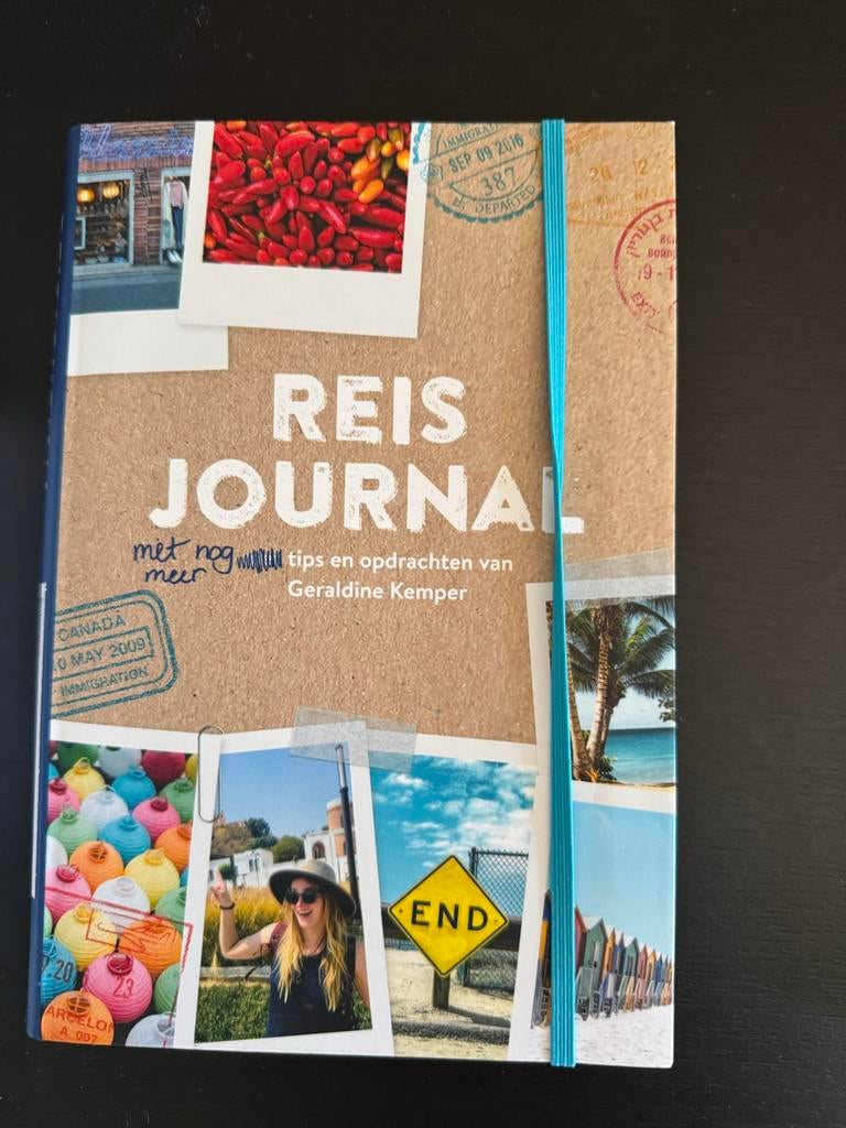 Reis Journal met tips en opdrachten van Geraldine Kemper, Overige merken, Europa, Ophalen of Verzenden, Zo goed als nieuw