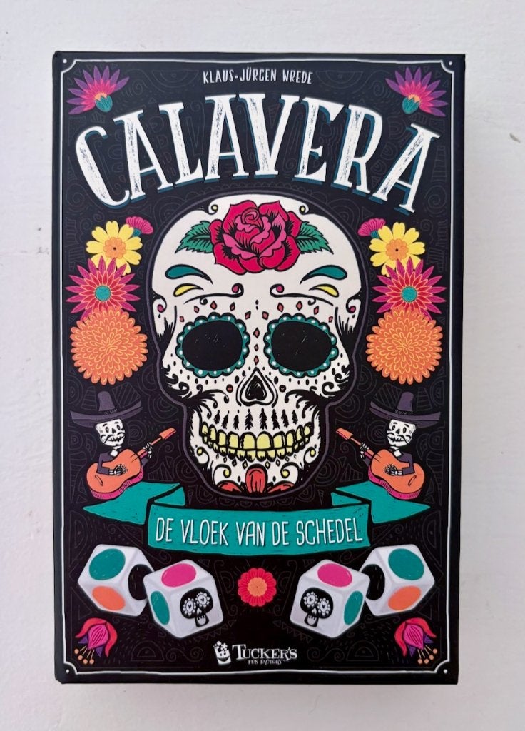Calavera – De vloek van de schedel – Tucker's Fun Factory, Drie of vier spelers, Ophalen, Zo goed als nieuw, Tucker's Fun Factory