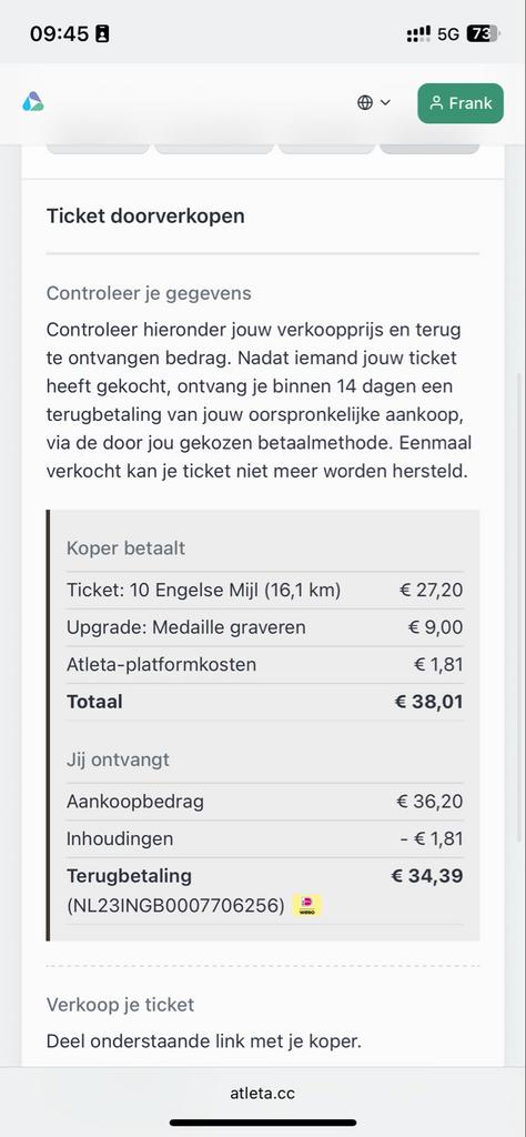 Startbewijs Zandvoort Circuit Run 16km, Verzenden, Nieuw, Overige typen, Overige merken