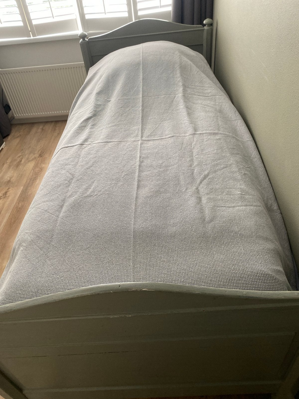 Linum Sprei Eenpersoons Bed Blauw/Wit, Huis en Inrichting, Slaapkamer | Beddengoed, Eenpersoons, Blauw, Katoen, Ophalen of Verzenden