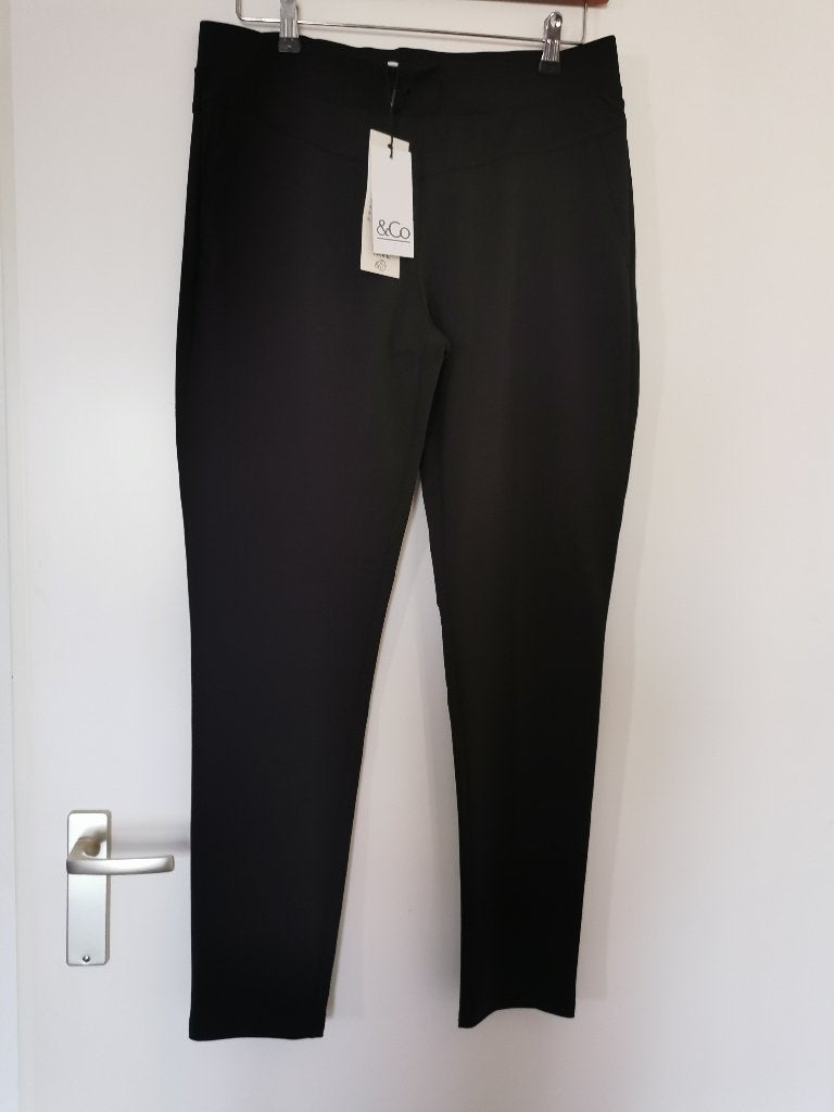 And Co Women nieuwe zwarte broek maat XL, Zwart, Maat 46/48 (XL) of groter, Nieuw, Ophalen of Verzenden