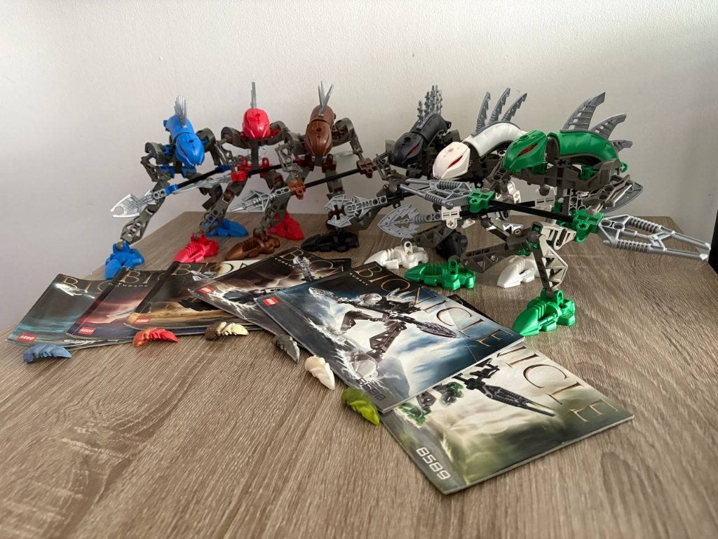 Complete Lego Bionicle Rahkshi Сollectie, Bionicle, Lego, Inclusief instructies, Ophalen of Verzenden