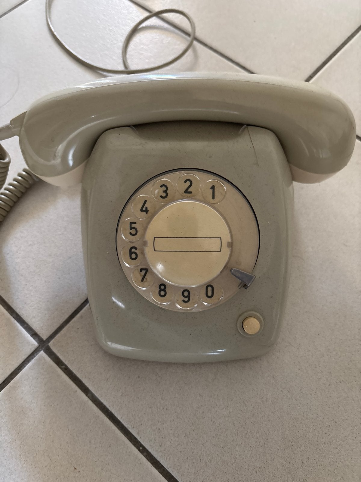 Vintage PTT T65 Telefoon met Draaischijf - Zo goed als nieuw, Ophalen, Zo goed als nieuw, Met draaischijf