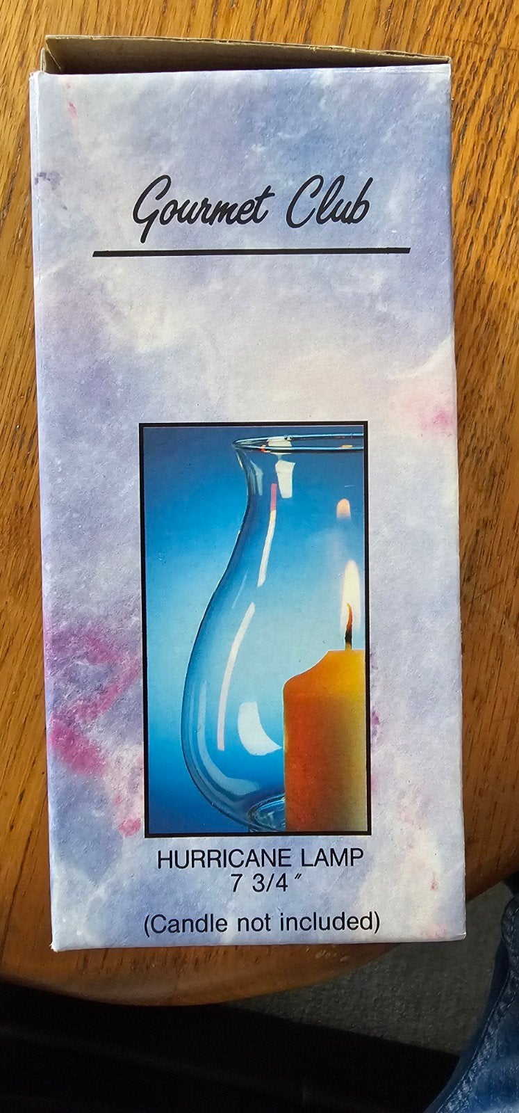 Gourmet Club Hurricane Lamp - Glazen Windlicht, Windlicht, Overige merken, Ophalen of Verzenden, Glas