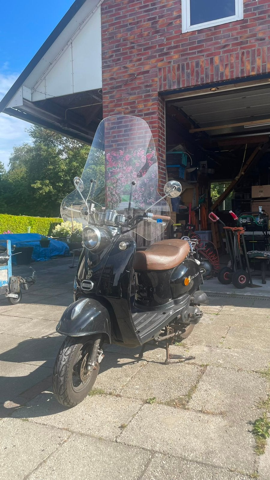 Scooter BTC Old Classic - Geel kenteken, Ophalen, Gebruikt, Maximaal 45 km/u, Benzine