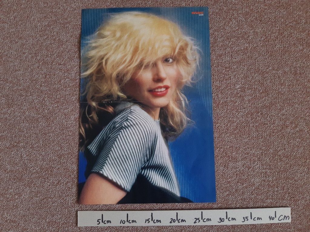 Poster Blondie Debbie Harry Bravo Maat A3 28x42 cm Jaren 70, Verzamelen, Rechthoekig Staand, Ophalen of Verzenden, Zo goed als nieuw