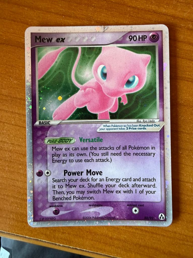 Mew ex Pokémon kaart 88/92 Holo Foil EX Legend Maker 2006, Ophalen of Verzenden, Gebruikt, Losse kaart, Foil