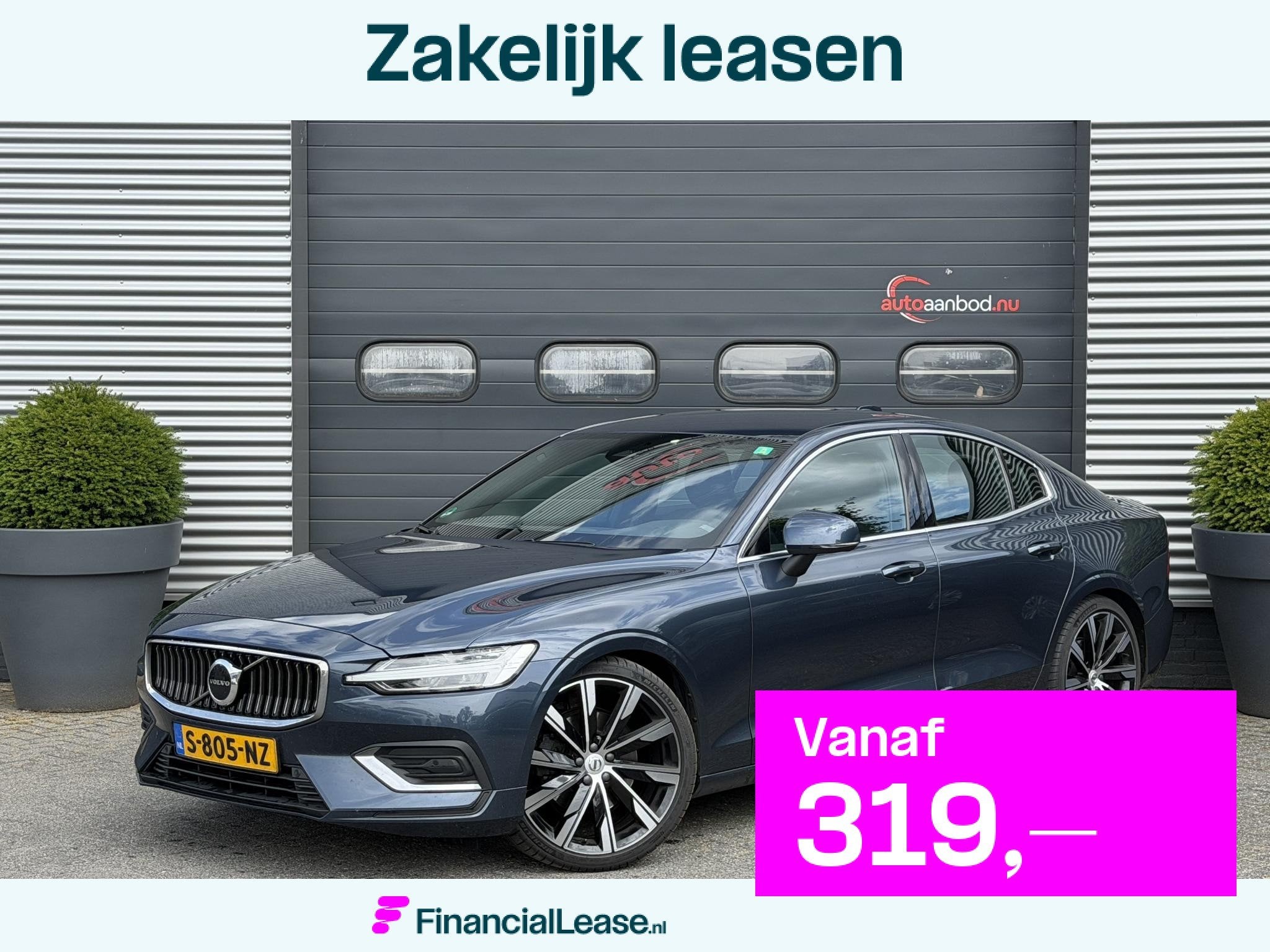 Volvo S60 2.0 B4 Plus Bright | Camera | Navigatie | 20 Inch, Euro 6, 4 cilinders, 1969 cc, Blauw