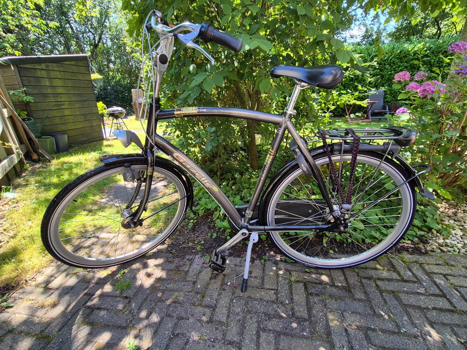 Z.g.a.n. Gazelle Sky Drive herenfiets, Fietsen en Brommers, Fietsen | Heren | Herenfietsen, Ophalen, Versnellingen, Zo goed als nieuw
