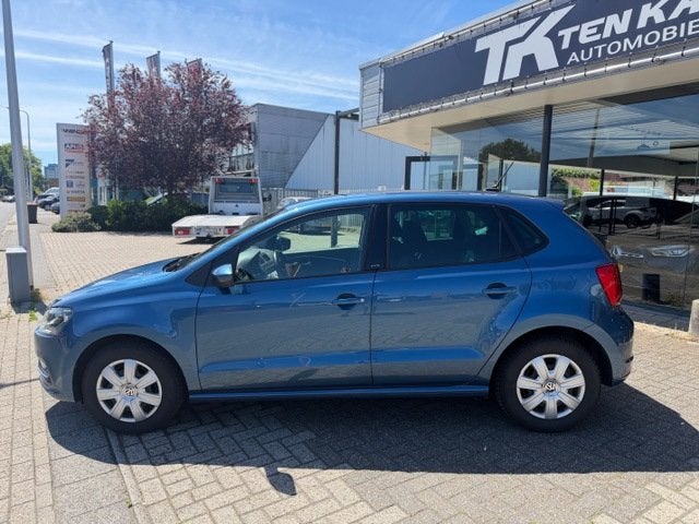 Volkswagen Polo 1.4 TDI Comfortline Allstar Automaat, Auto's, Volkswagen, Stof, Blauw, Origineel Nederlands, Bedrijf