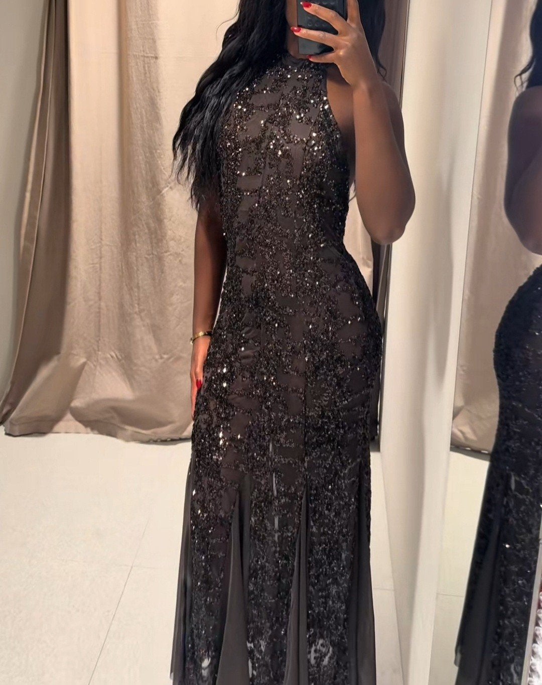 Maat S - Nieuwe viral zara 1223 jurk dress glitter paillette, Kleding | Dames, Galajurk, Bruin, Zara, Nieuw