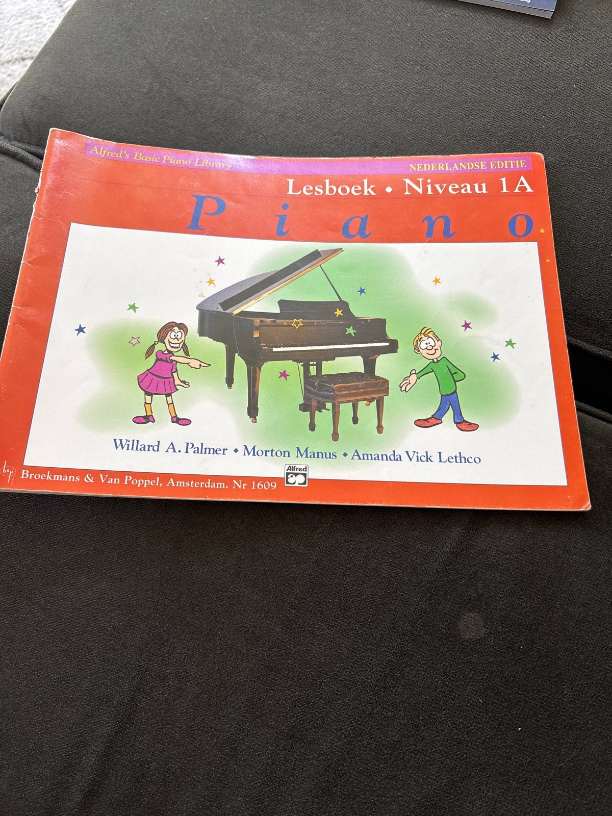 Alfred's Basic Piano Library Lesboek Niveau 1A, Gebruikt, Overige genres, Les of Cursus, Ophalen of Verzenden
