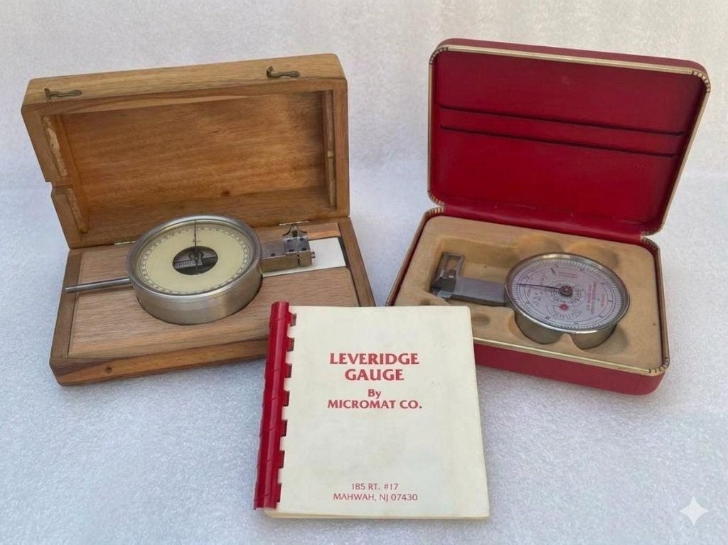 Antiek R. Mühle & Sohn + Vintage A.D. Leveridge MM Gauge, Ophalen
