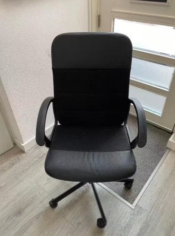 stoel, Ophalen, Gebruikt, Zwart, Eén
