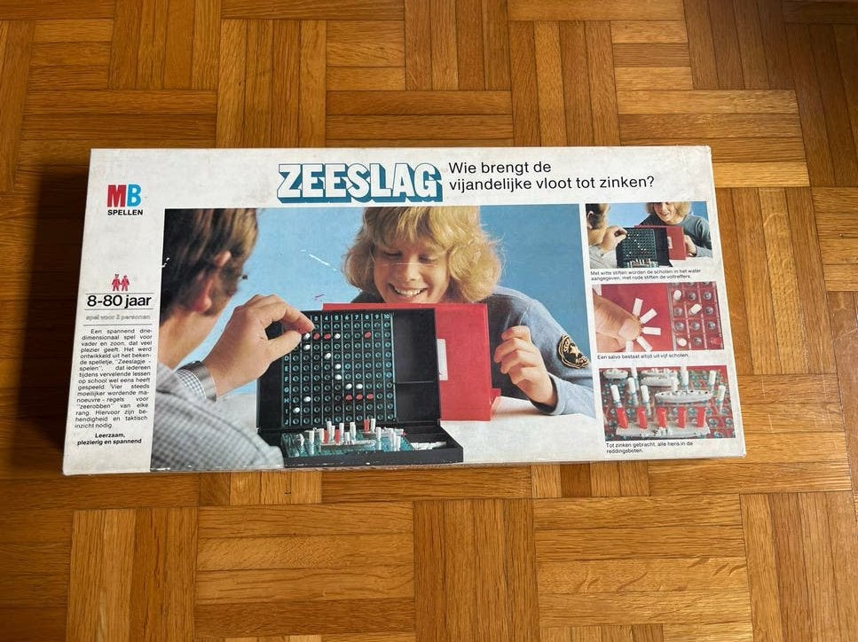 Bordspel Zeeslag MB - Klassiek schepenzinken spel, Een of twee spelers, Ophalen of Verzenden, Gebruikt