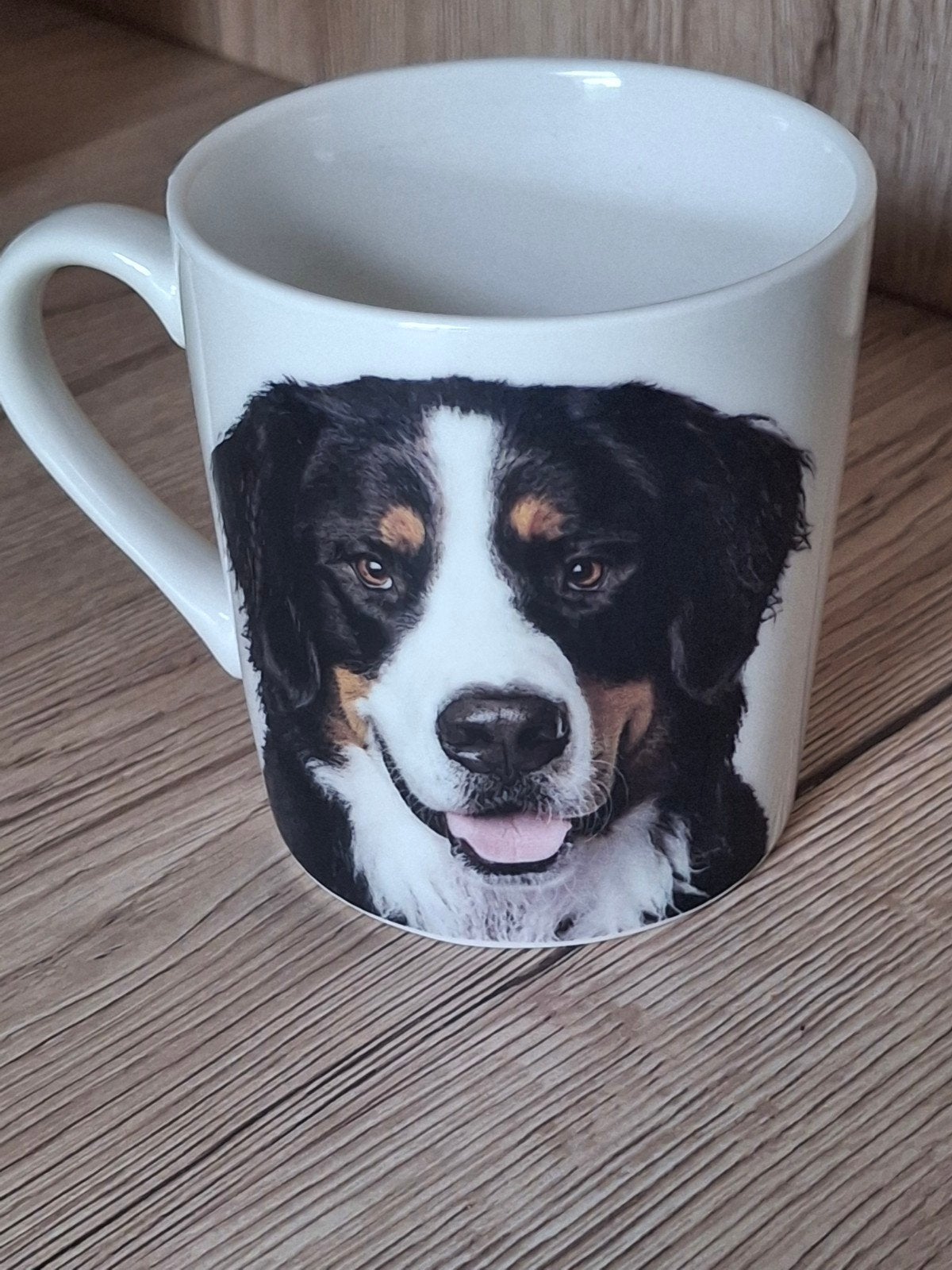 Mok Berner Sennen hond., Ophalen of Verzenden, Zo goed als nieuw, Mok