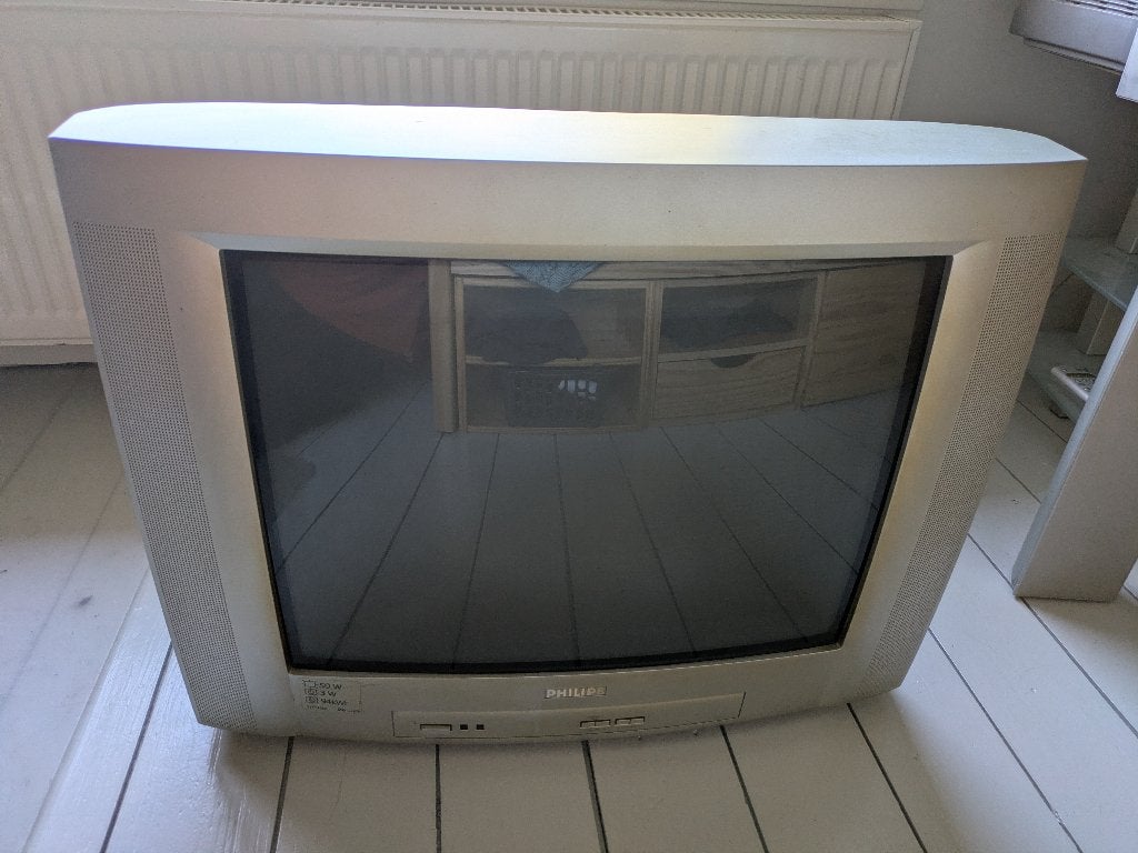 Philips 21 inch beeldbuis/CRT, Audio, Tv en Foto, Vintage Televisies, Ophalen, Gebruikt, 40 tot 60 cm, Philips