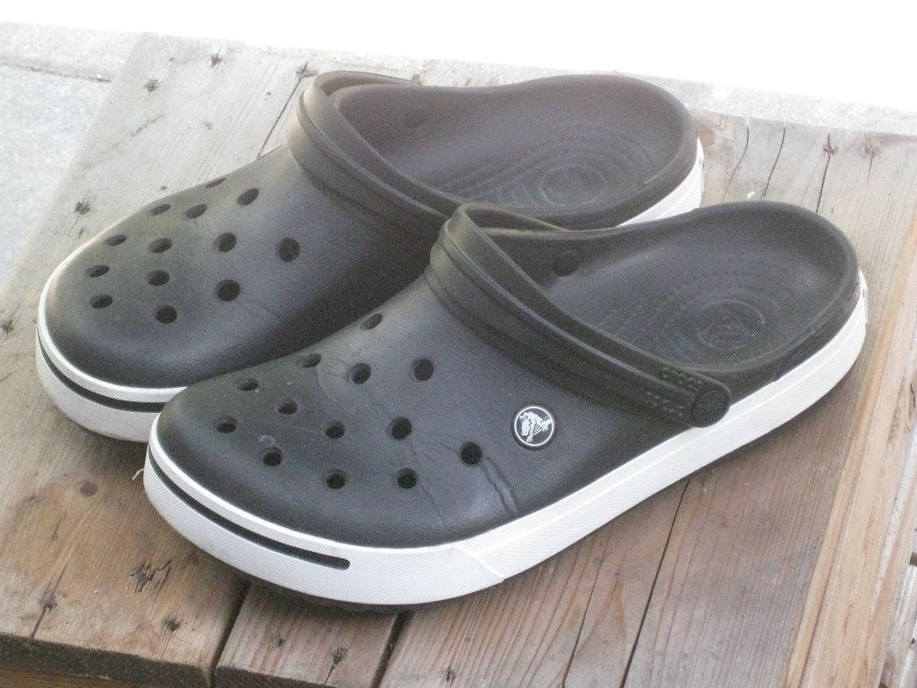 Crocs Crocband II Clog Unisex Zwart/Wit M9-W11, Ophalen, Zo goed als nieuw, Zwart, Sneakers of Gympen
